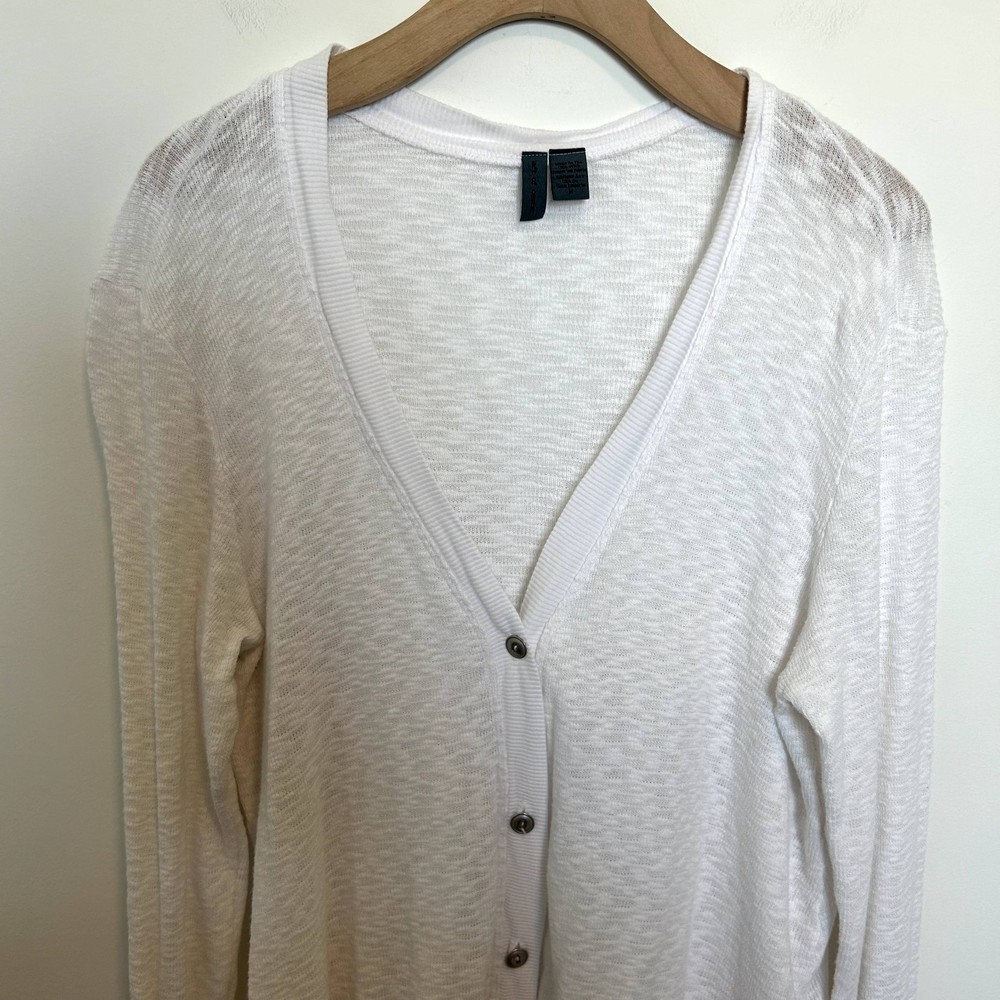 Left Of Center Anthropologie Long Sleeve Evie Cardigan Sweater Sz Medium - Picture 4 of 15